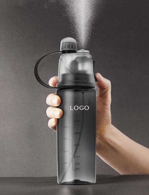 20Oz Summer Spray Drinking Water Bottle
