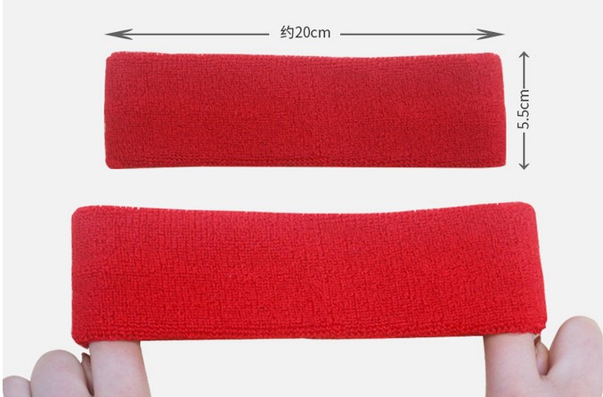Economy Elastic Sports Sweatproof Headband view 2