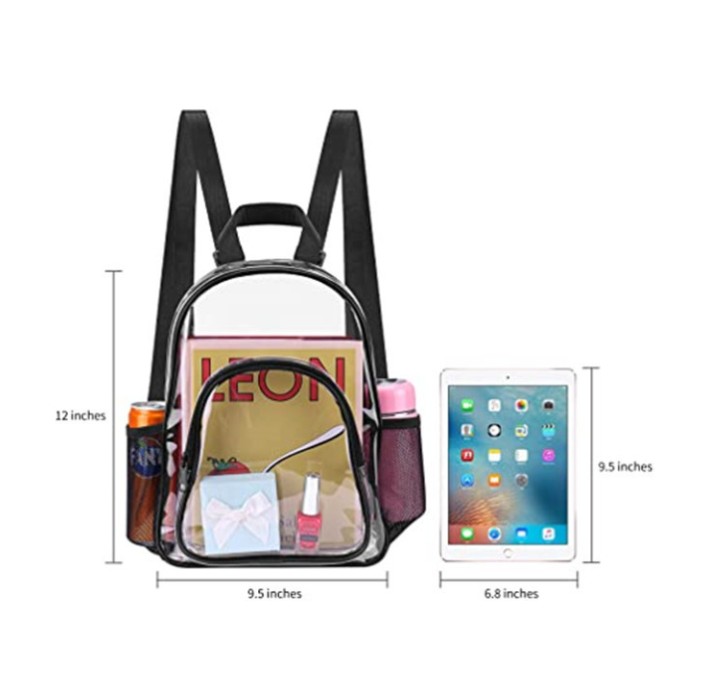 PVC Transparent Backpack view 2