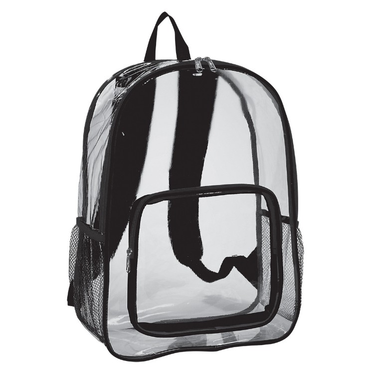 PVC Transparent Backpack 13'x6'x18' view 2
