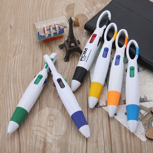 Switchable 4 Color Pens w/ Hanging Hole view 2