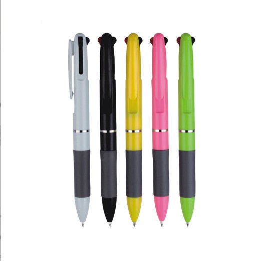 Bargain Price Switchable 3 Color Ballpoint Pen