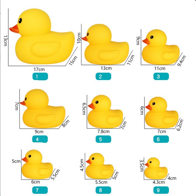 Yellow Rubber Bath Ducks view 2