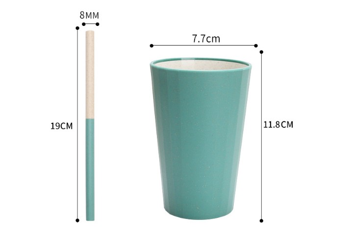 Eco-Friendly Wheat Straw Cup view 2