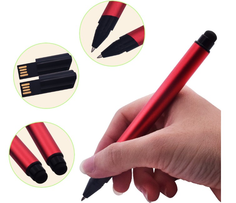 Custom Business Gift Stylus Pen w/ 8GB USB Flash Drive