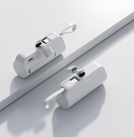 New Coming Best Value 2-in-1 Mini 5000MAh Powerbank Capsule with Holder view 3