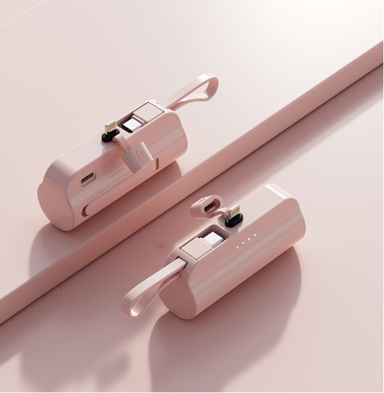 New Coming Best Value 2-in-1 Mini 5000MAh Powerbank Capsule with Holder view 5