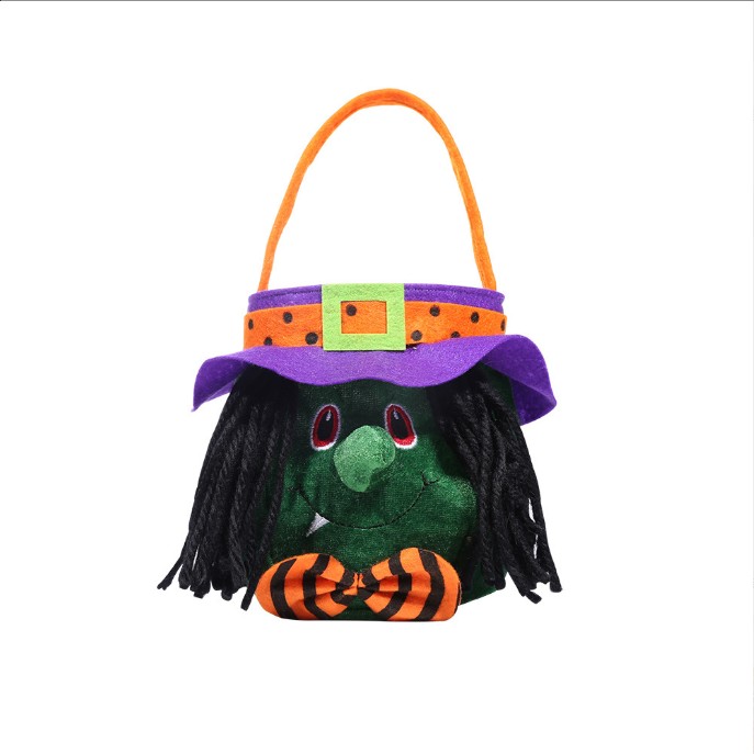 Trick-Or-Treat Cute Pumpkin Gift Candy Bag for Halloween Decoration view 2