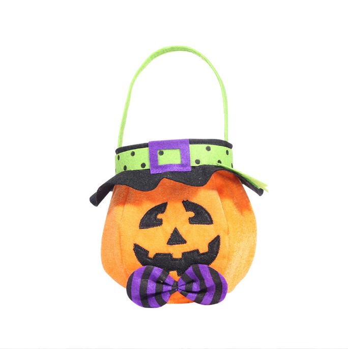 Trick-Or-Treat Cute Pumpkin Gift Candy Bag for Halloween Decoration view 5