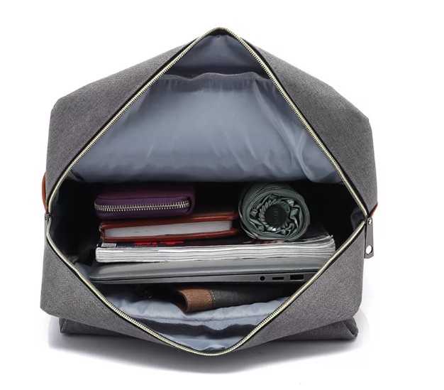 Vintage Fashion Canvas Travel Backpack view 3