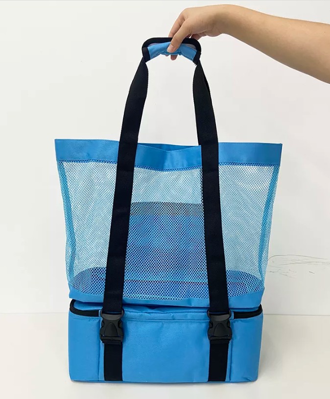 2 In 1 Beach Bag With Insulated Cooler view 3