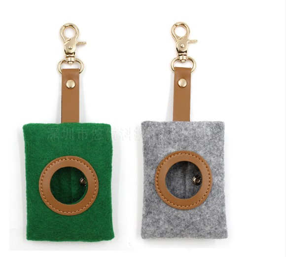 Felt Dog Poop Bag Pet Waste Bag Dispenser Pet Supplier Accessories