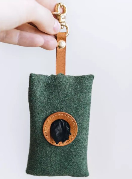 Felt Dog Poop Bag Pet Waste Bag Dispenser Pet Supplier Accessories view 2