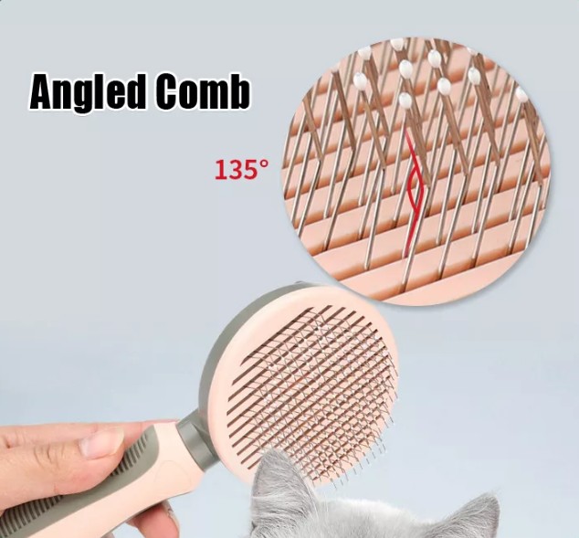 Hair Removal Cleaning Grooming Comb For Dog Cat Pet view 3