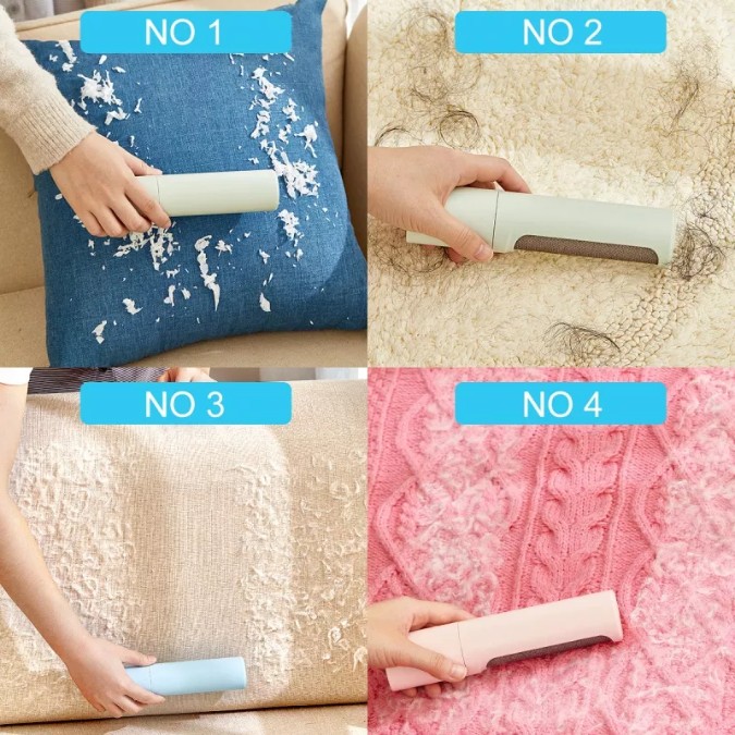 Electrostatic Hair Removal Roller Brush view 2
