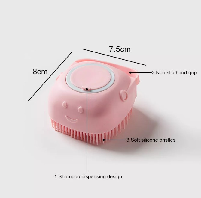 Bath Massage Brush For Dog Cat Pet view 4