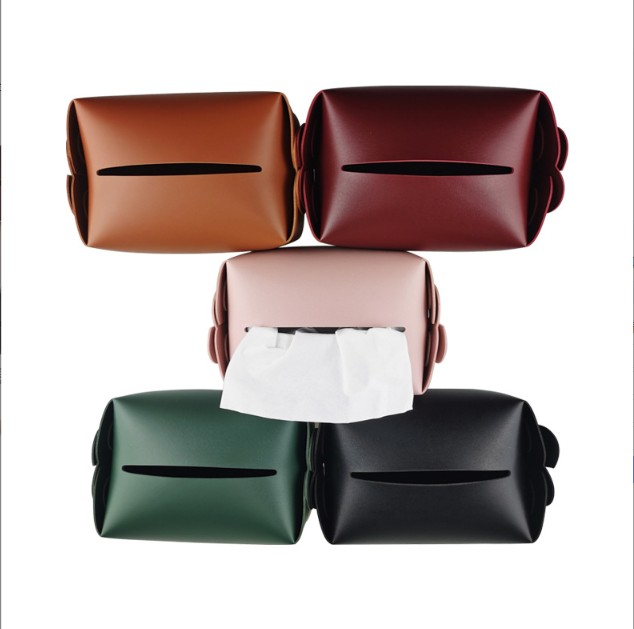 PU Leather Tissue Box