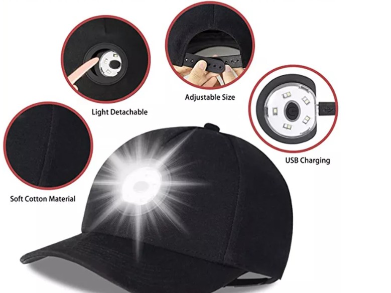 Custom 100% Cotton LED Baseball Cap view 4