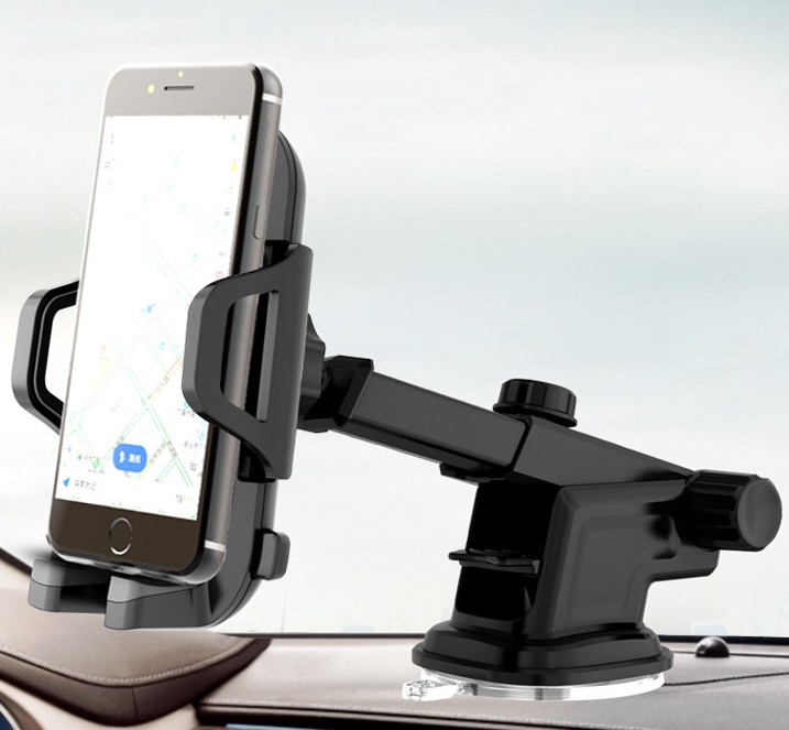 Dashboard Windshield Long Arm Adjustable Universal Phone Mount Car view 2