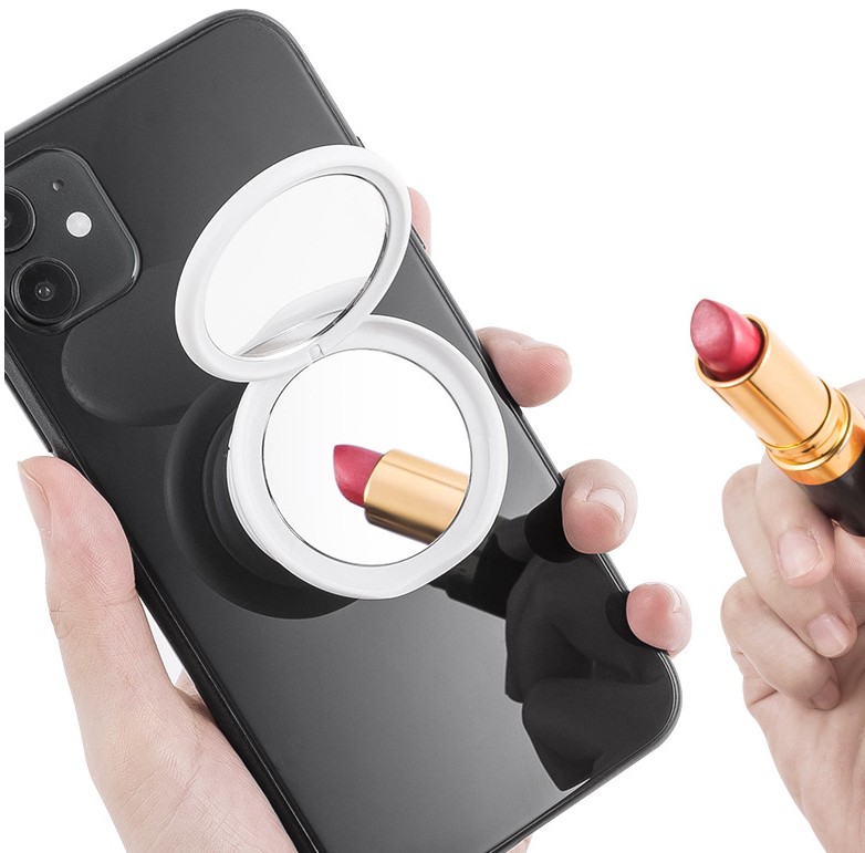 Multifunction Adjustable Phone Holder w/ Make-up Mirror view 2