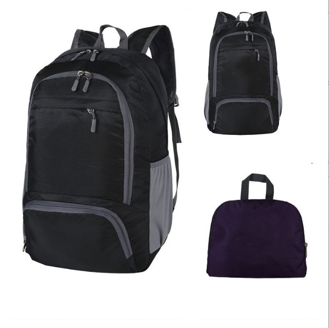 Custom Waterproof Backpack, Lightweight & Foldable into Pouch view 3