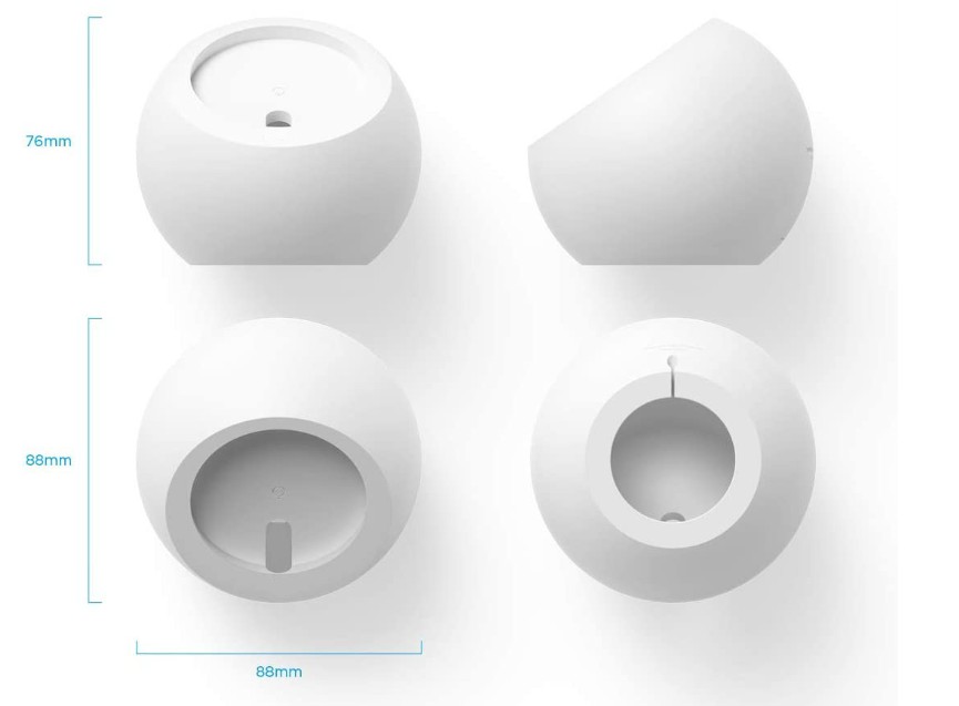 Custom Spherical Desktop Wireless Charger Silicone Holder for MagSafe view 2