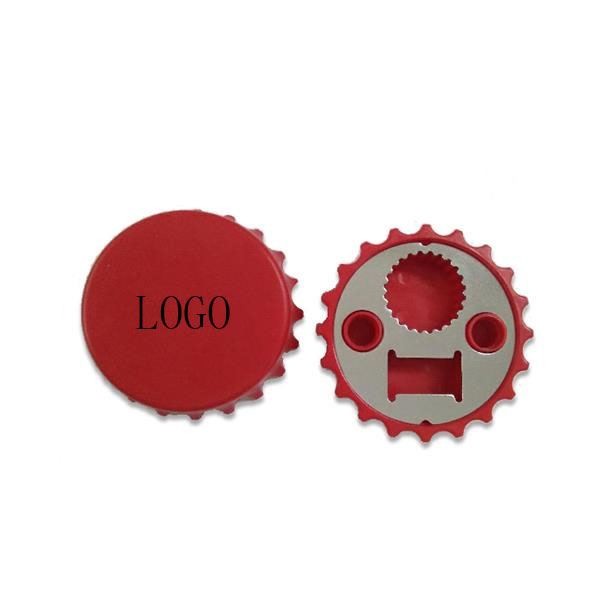 Multi-Function Beer Lid Opener Refrigerator Magnet Stickers