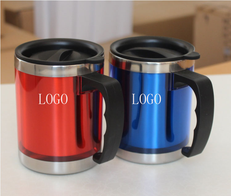 16oz Stainless Steel Handle Cup