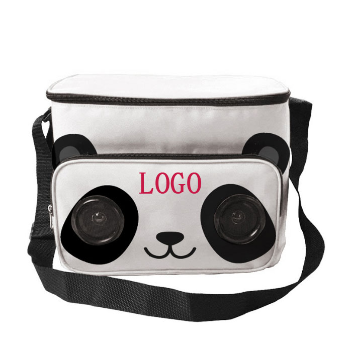 Zipper Insulated Lunch Tote Bags With Bluetooth Audio