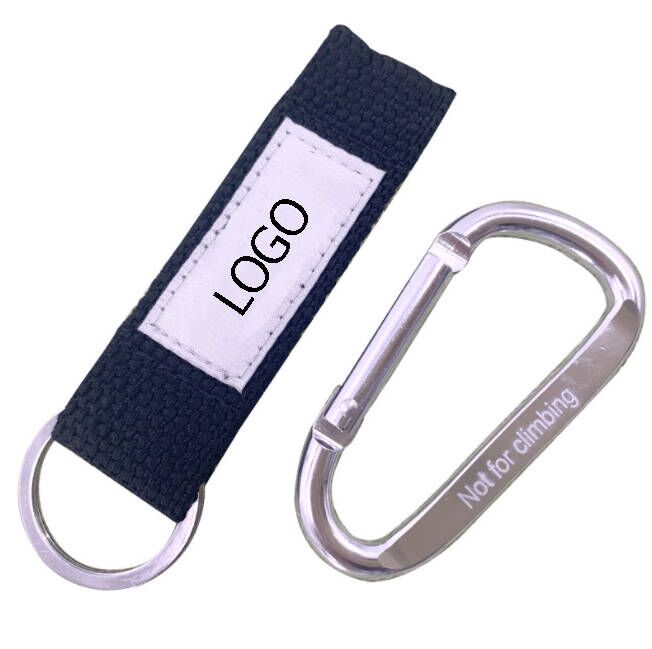 Mountaineer Buckle/Carabiner Lanyard With Key Ring view 2