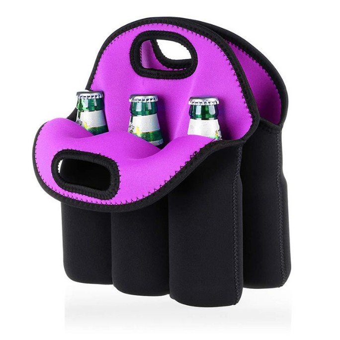 Neoprene Wine Bottle Tote Bag view 2