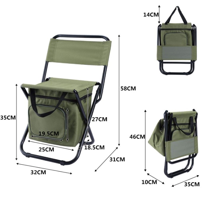 Outdoor Portable Folding Chair With Bag view 2