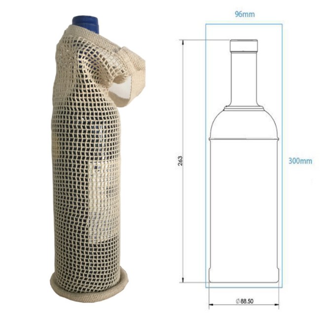 Wine Bottle Netted Bag/Cover