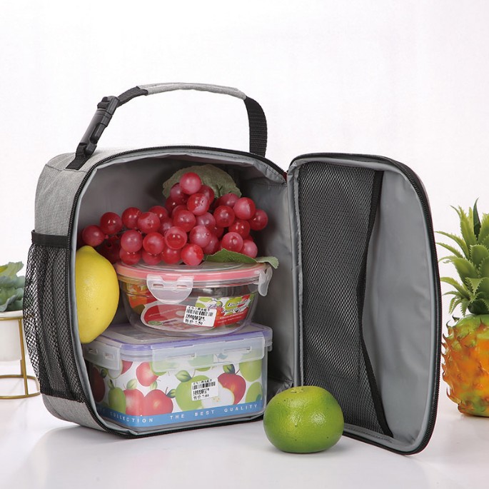 Insulated Lunch Cooler Bag Tote Bag view 2