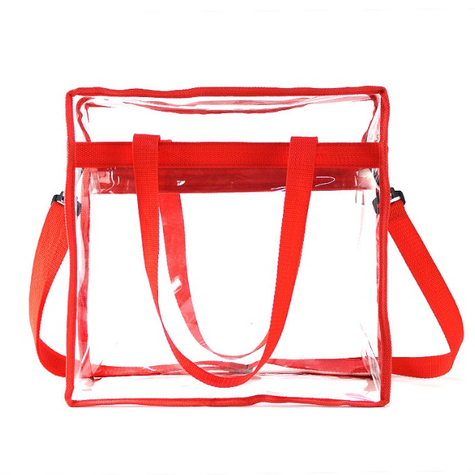 Clear Zippered Tote view 4