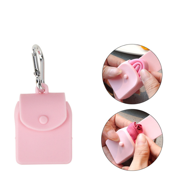 Mini Silicone Storage Case With Buckle view 2