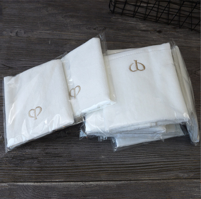 Embroidery Cotton Square Towels view 3