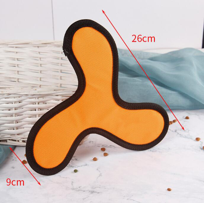 Oxford Cloth Triangle Shaped Flying Disc/Boomerage/Pet Toys view 2
