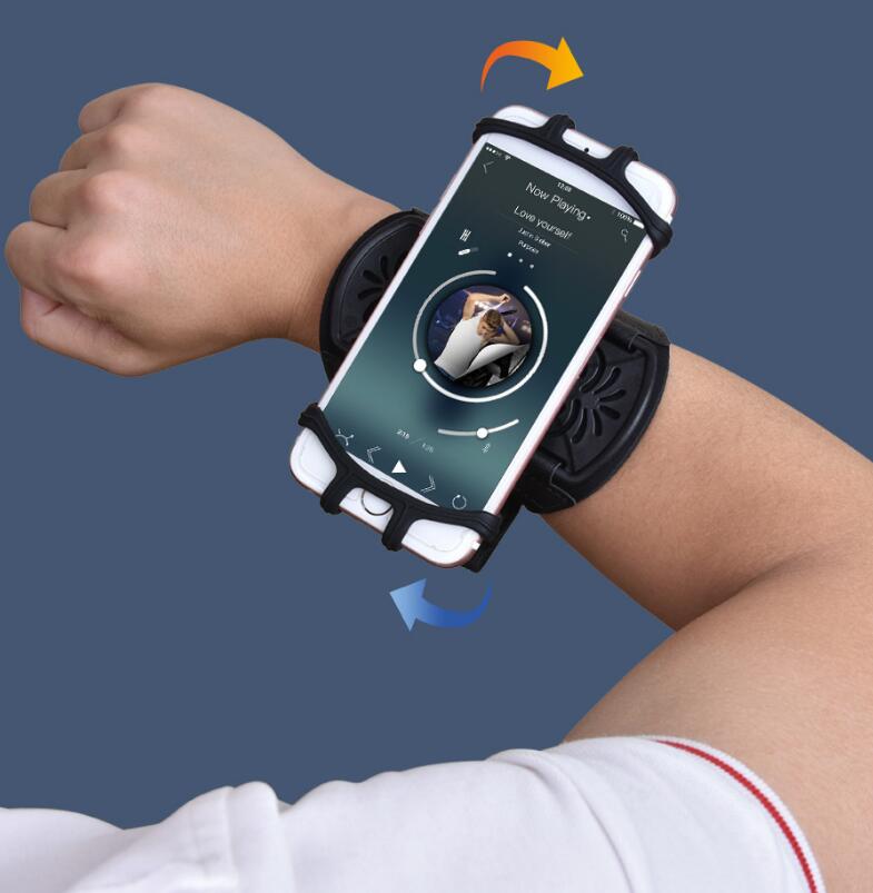 Running Mobile Removable 360-Degree Rotary Outdoor Sports Cycling Wrist Strap Arm Bag view 3