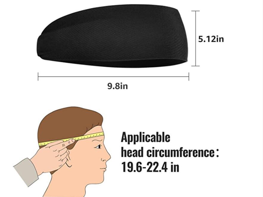 Elastic Sports Yoga Running Headband view 2