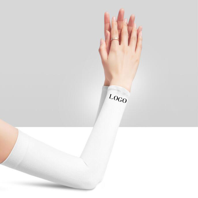 Outdoor Sport Ice Silk UV Protection Cooling Arm Sleeves For Men & Women