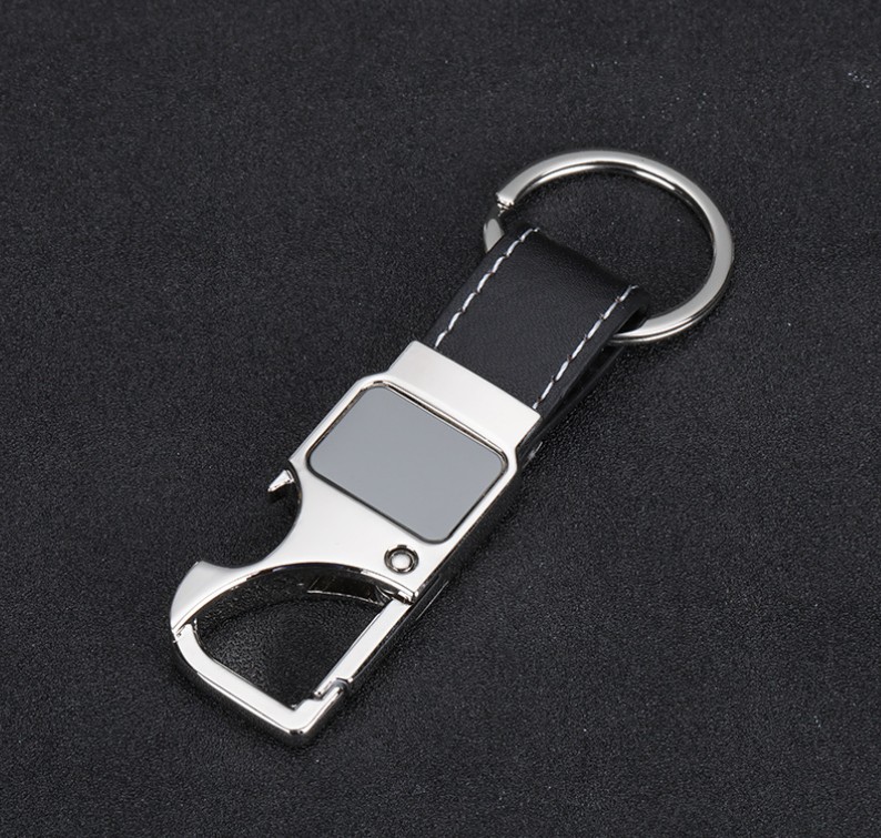 Metal Pu Key Chain With Bottle Opener/Key Tag/Key Holder view 4