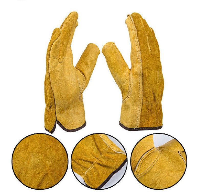 Cowhide Protective Working Gloves view 2