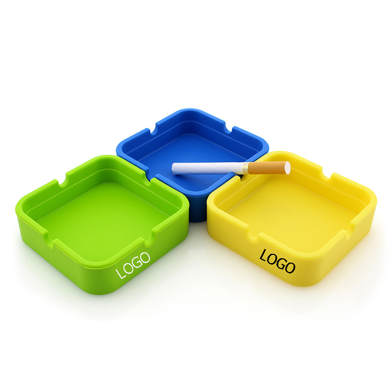 Square Silicone Ashtray