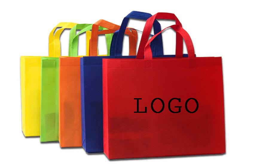 18"W x 14"H Reusable Grocery Non Woven Bags