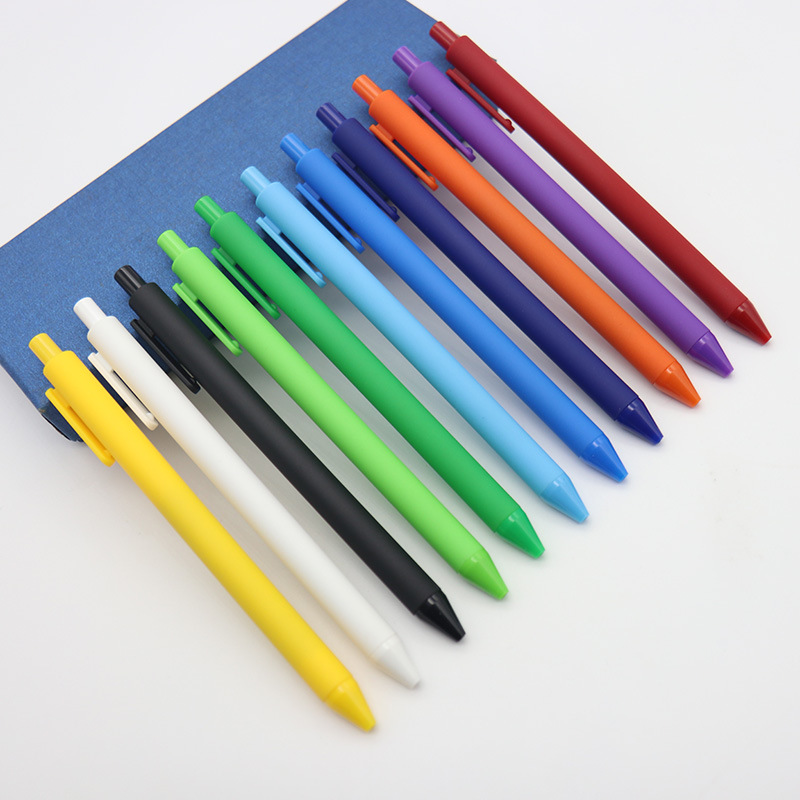 Simple Vibrant Candy Colorful Ballpoint Pens School/Office Supplies view 4