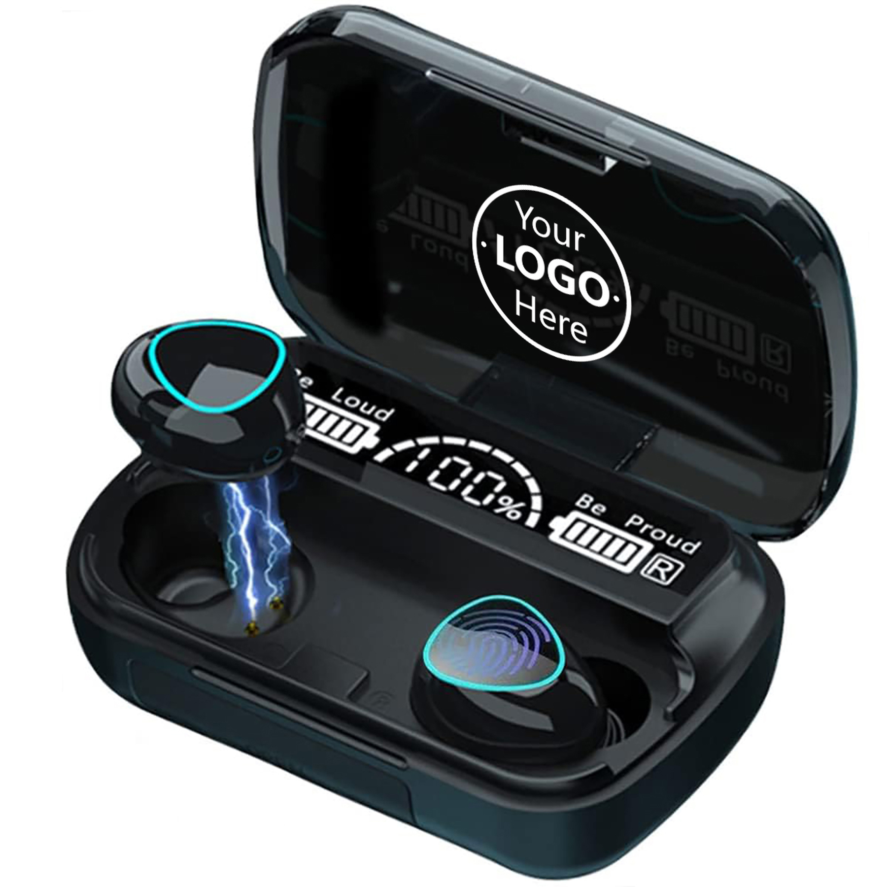 Wireless Ear Buds w/ Charging Bank