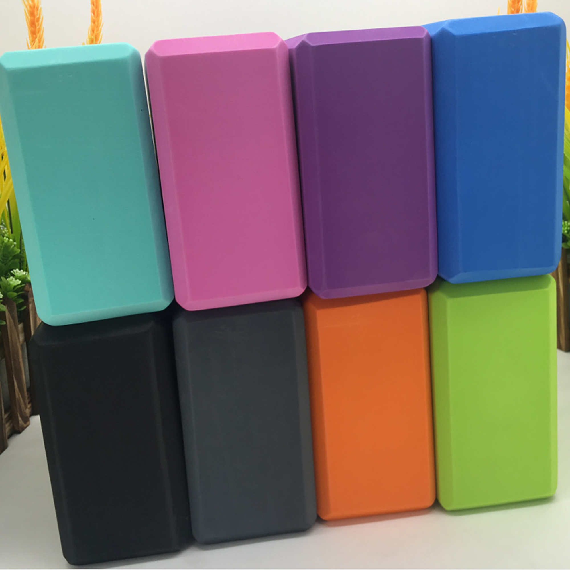 EVA Foam Yoga Block Pure Color Yoga Brick view 2