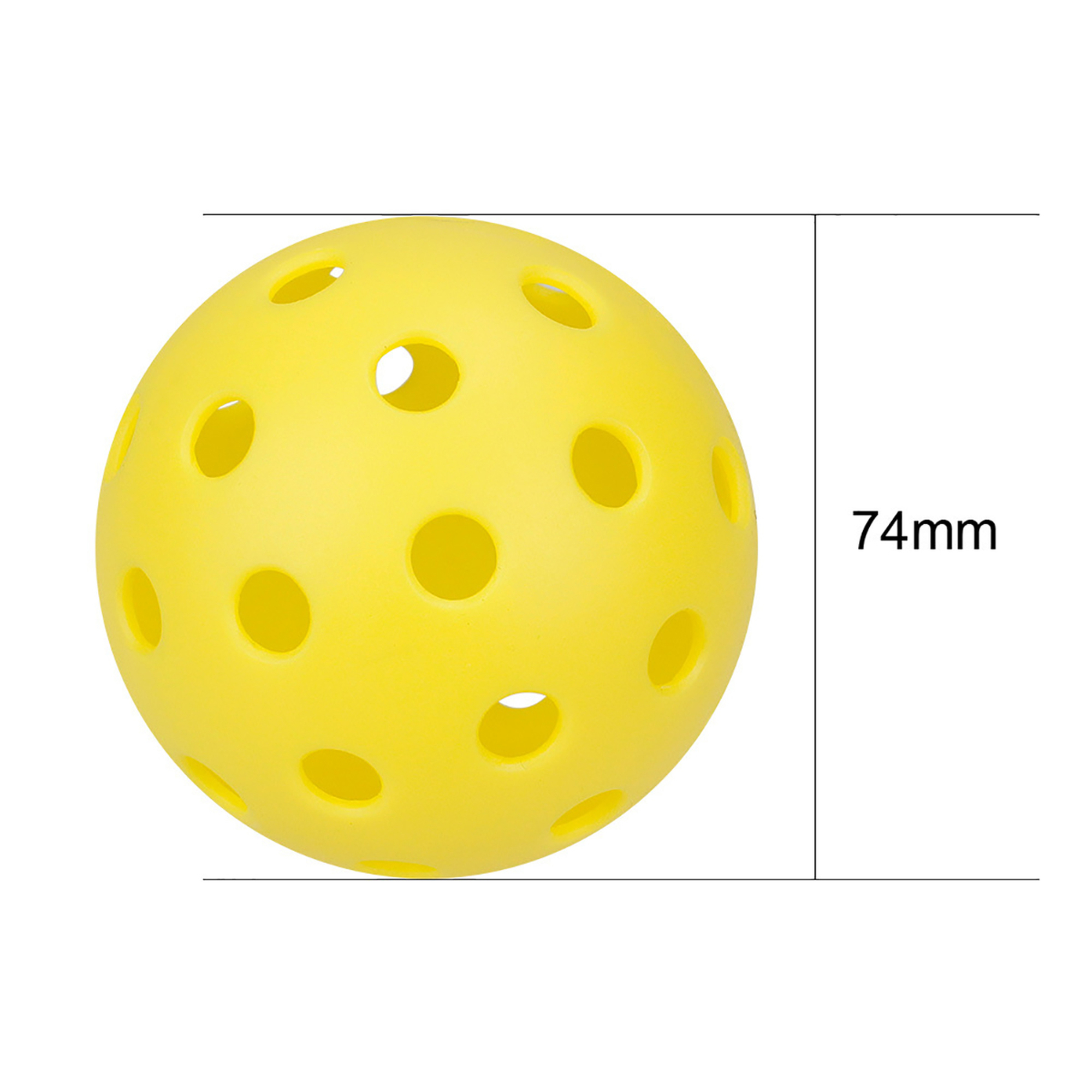 Standard Pickleball w/ 40 Holes view 2
