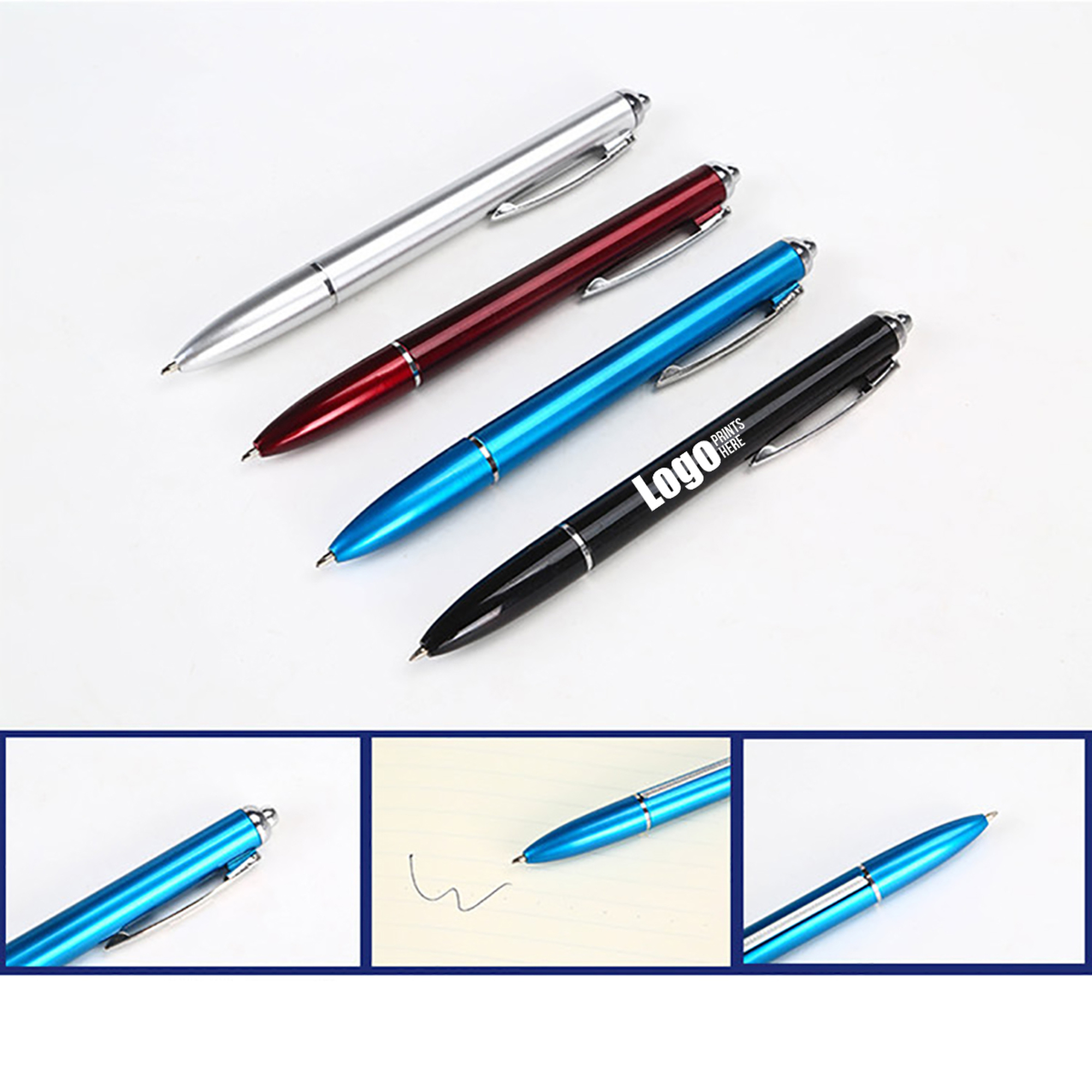 Plastic Ballpoint Pen w/ Banner